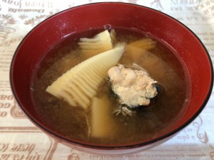 たけのこの味噌汁