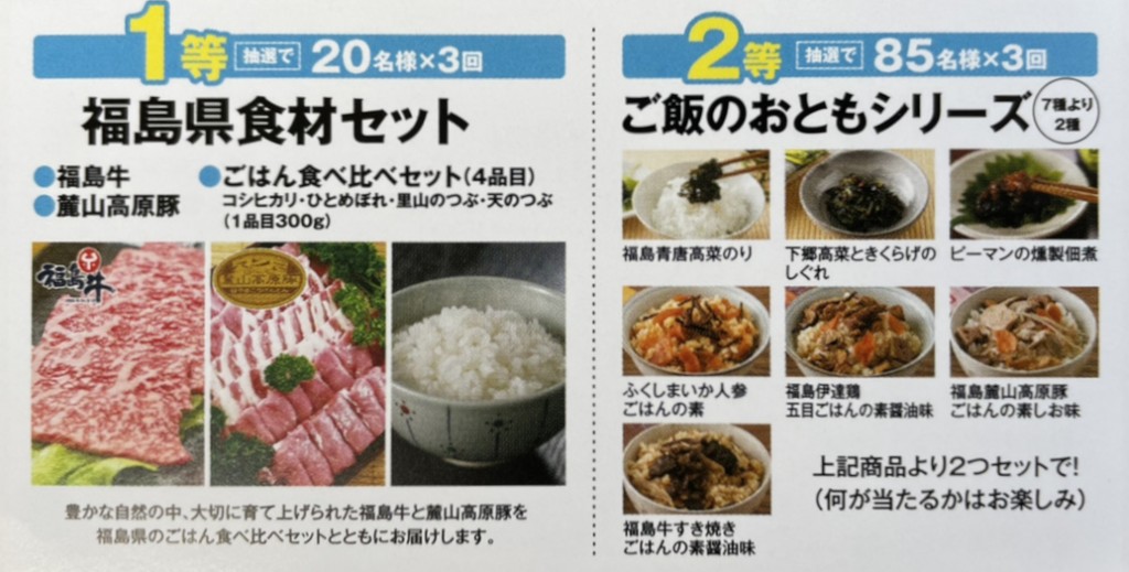 2021ふくしまの米当選品