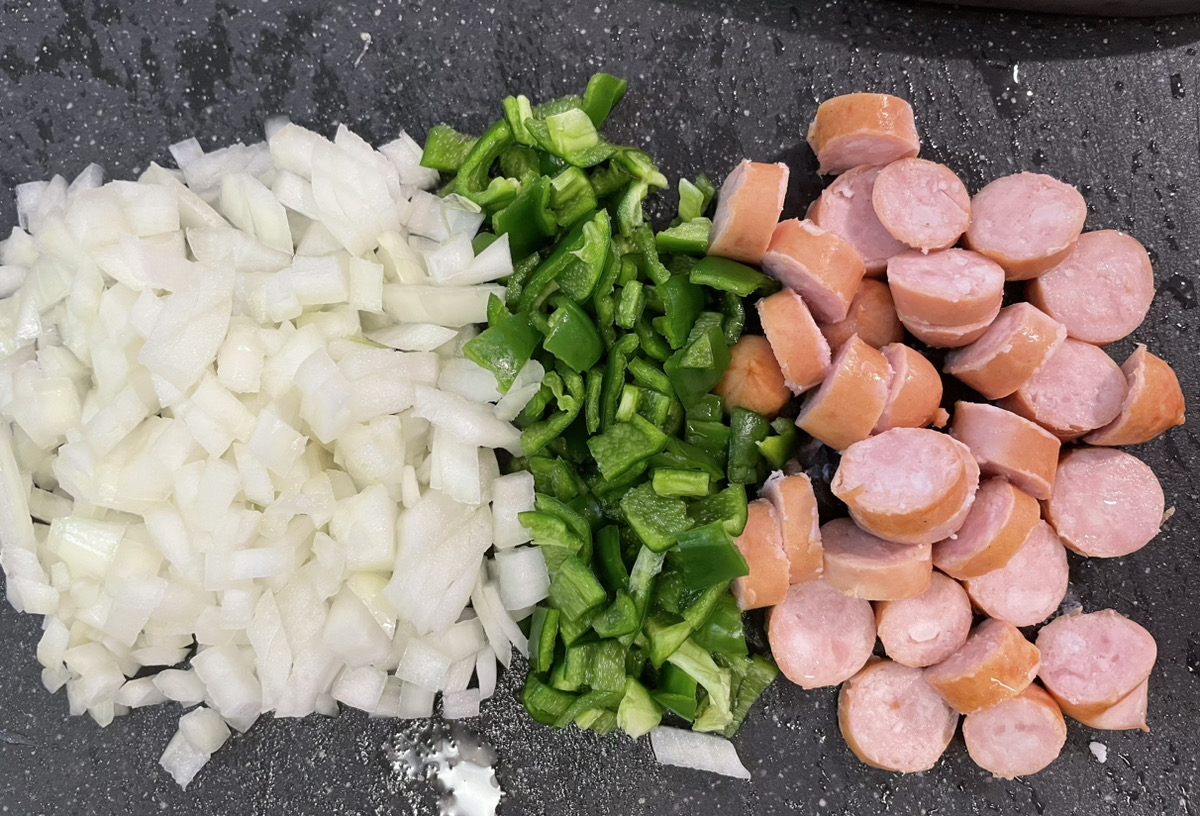 野菜のみじん切り