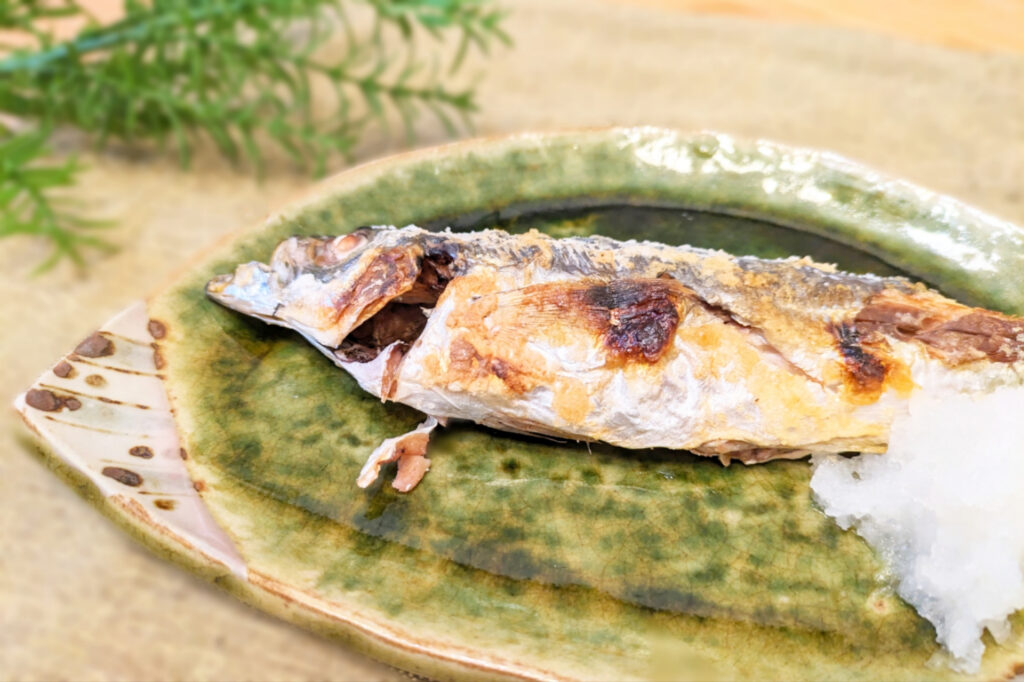 沖縄の塩ぬちまーすを使った魚の塩焼き