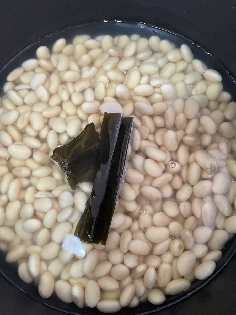 大豆の浸水